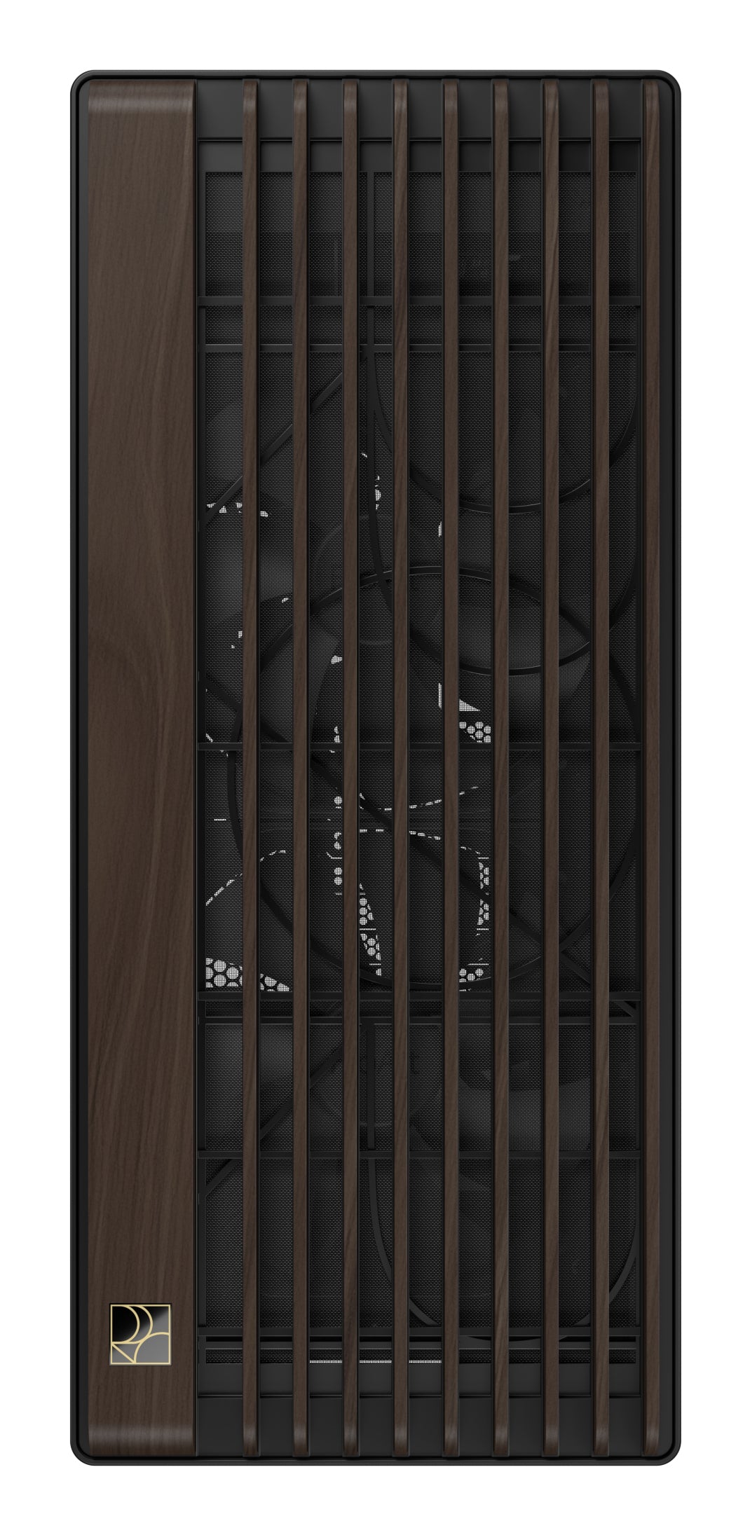 ASUS ProArt PA602 Wood Edition Modern Black - Tempered Glass Panel Midi Tower Schwarz, Holz