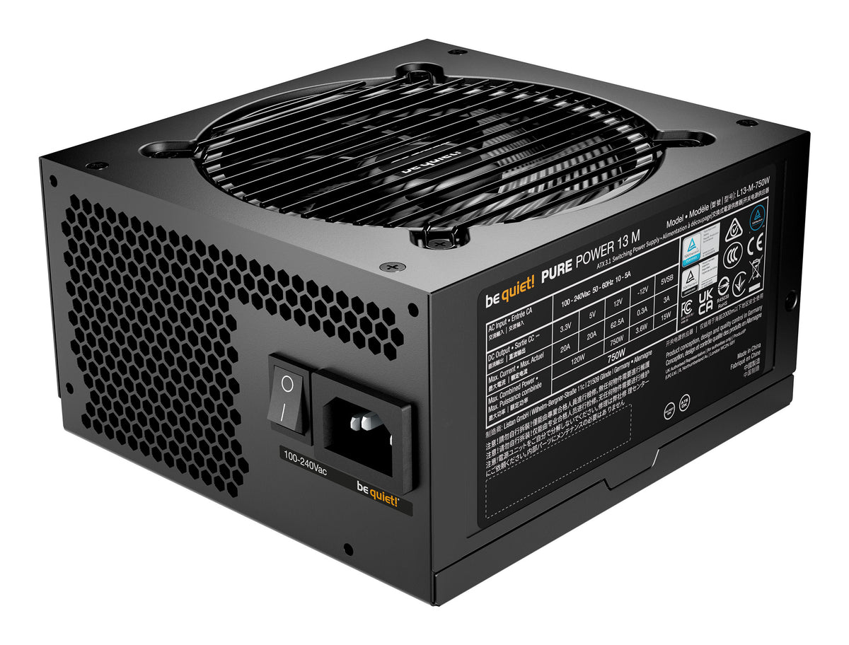 be quiet! Pure Power 13 M | 750W Netzteil 20+4 pin ATX ATX Schwarz