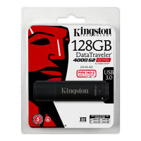 Kingston Technology DataTraveler 4000G2 USB-Stick 128 GB USB Typ-A 3.2 Gen 2 (3.1 Gen 2) Schwarz