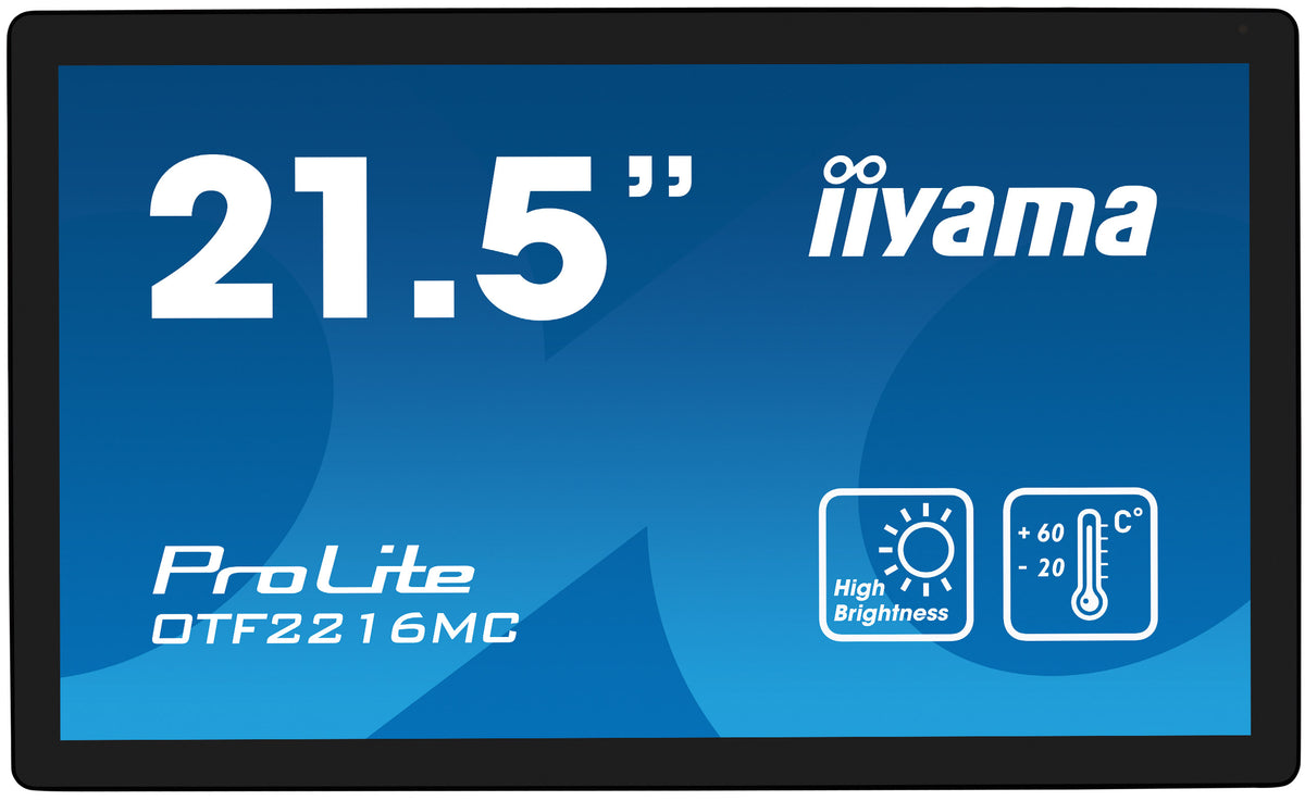 iiyama OTF2216MC-B1 Computerbildschirm 54,6 cm (21.5") 1920 x 1080 Pixel Full HD LCD Touchscreen Schwarz