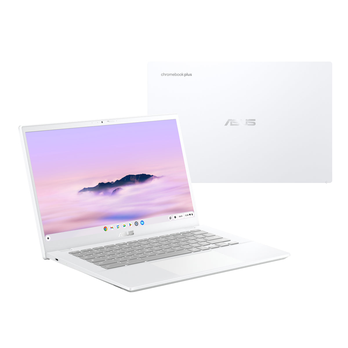 ASUS Chromebook Plus CX34 CX3402CVA-MW0348 Intel® Core™ i3 i3-1315U 35,6 cm (14") Full HD 8 GB LPDDR5-SDRAM 256 GB UFS Wi-Fi 6E (802.11ax) ChromeOS Weiß QWERTZ Deutsch