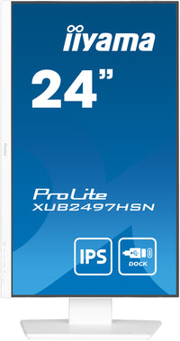 iiyama ProLite XUB2497HSN-W2 Computerbildschirm 60,5 cm (23.8") 1920 x 1080 Pixel Full HD LED Weiß