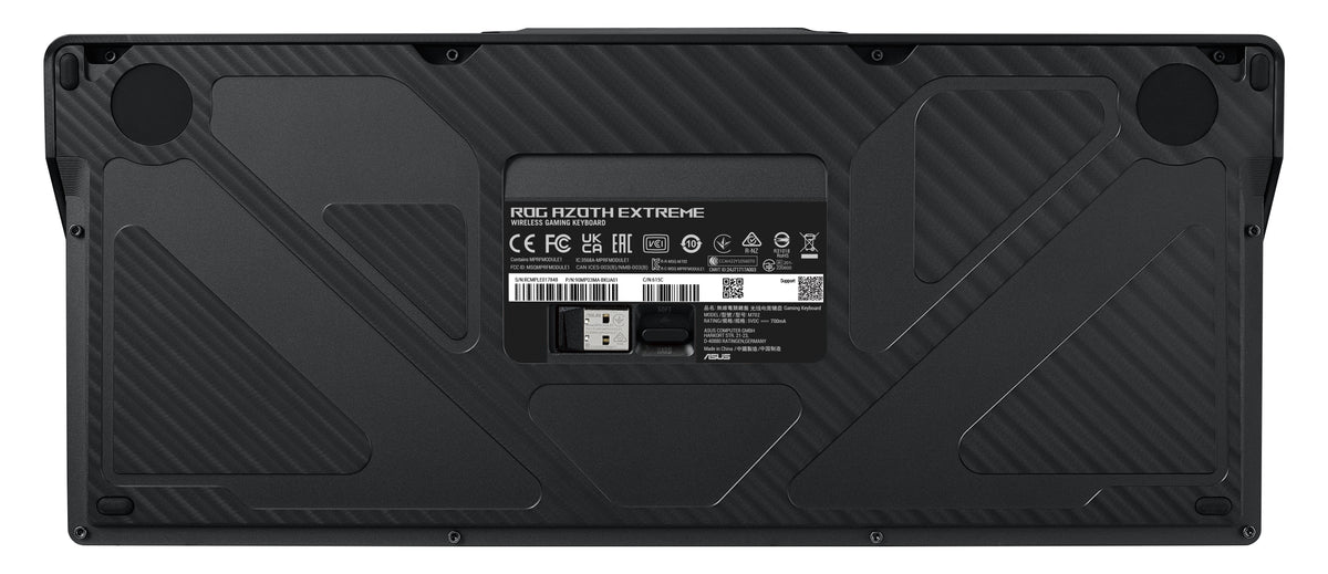 ASUS ROG Azoth Extreme Tastatur Gaming USB + RF Wireless + Bluetooth QWERTZ Schwarz