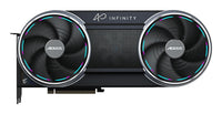 GIGABYTE AORUS GeForce RTX 5090 INFINITY 32G Grafikkarte – 32GB GDDR7, 512-bit, PCI-E 5.0, 2730 MHz Kern­takt, 3 × DP 2.1b, 1 × HDMI 2.1b, DLSS 4, GV-N5090AORUS IF-32GD