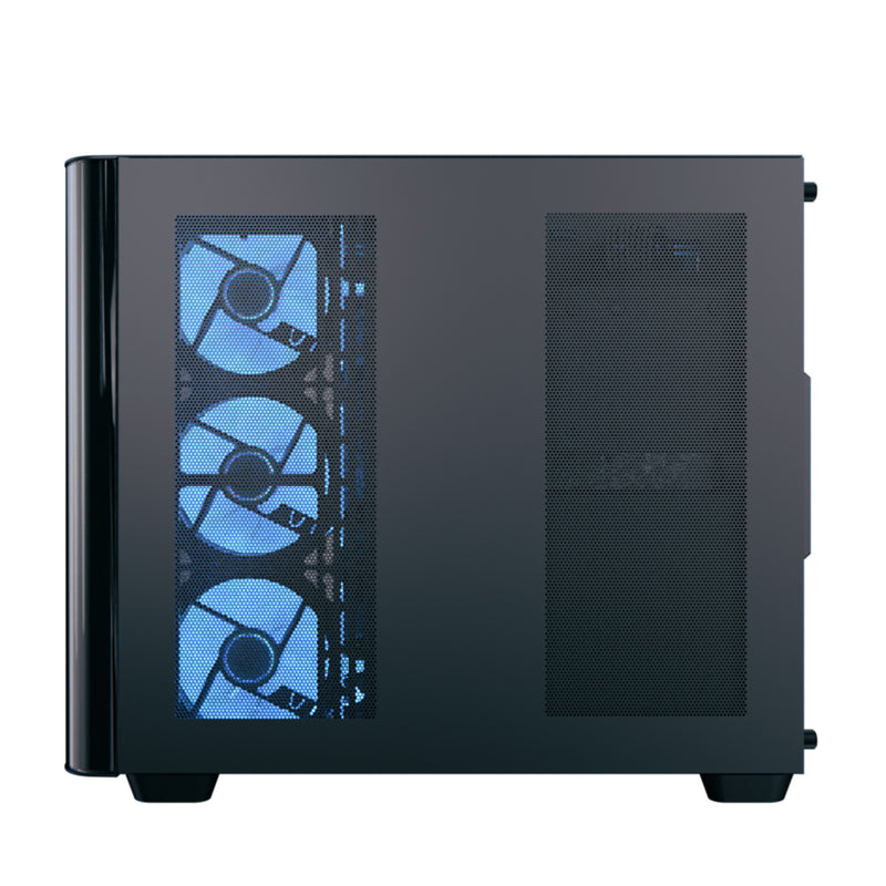 Aerocool P500C PC-Gehäuse, Midi-Tower, ATX, Tempered Glass - schwarz – Ansicht 3