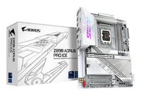 GIGABYTE Z890 AORUS PRO ICE Mainboard - Unterstützt Intel Core Ultra (Serie 2) CPUs, 16+1+2 Phasen VRM, bis zu 9500MHz DDR5 (OC), 1xPCIe 5.0 + 4xPCIe 4.0, Wi-Fi 7, 5GbE LAN, Thunderbolt 4
