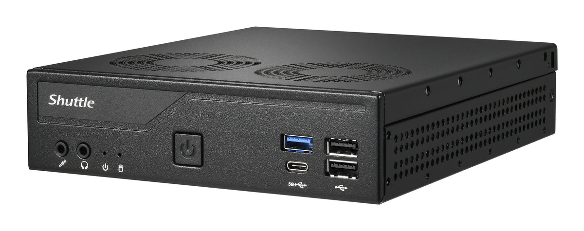 Shuttle XPС slim DH610V2 PC/Workstation Barebone 1,35 l großer PC Schwarz Intel H610 LGA 1700