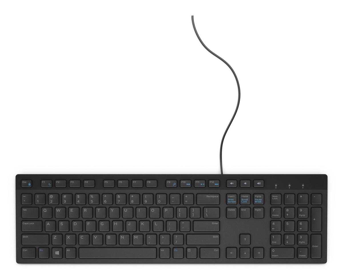DELL KB216 Tastatur Universal USB QWERTY US International Schwarz