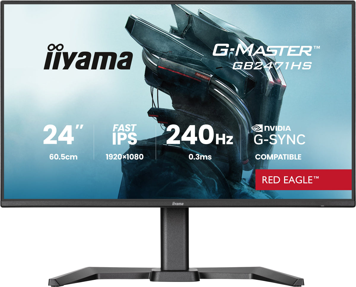 iiyama G-MASTER GB2471HS-B1 Computerbildschirm 60,5 cm (23.8") 1920 x 1080 Pixel Full HD Schwarz
