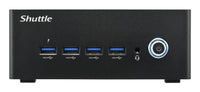 Shuttle XPC nano Nano PC NA20H7,AMD Ryzen™ AI 7 Pro 350 APU, Radeon 860M, 2xHDMI, 2xUSB-C 4.0(DP), 2x2.5Gbit LAN, incl. VESA, 24/7 permanent gebruik