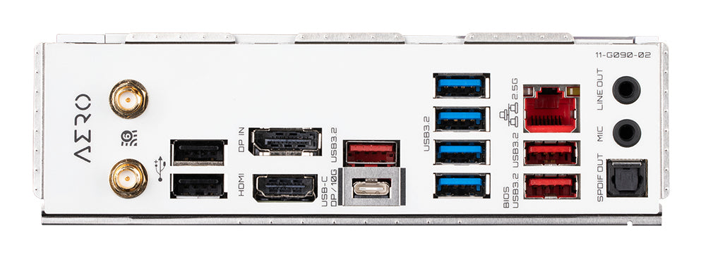 GIGABYTE B650 AERO G Mainboard - Unterstützt AMD Ryzen 9000er-Serie CPUs, bis zu 8000 MHz DDR5 (OC), 1xPCIe 5.0 + 2xPCIe 4.0 M.2, 2,5 GbE LAN, WIFI 6E, USB 3.2 Gen 2