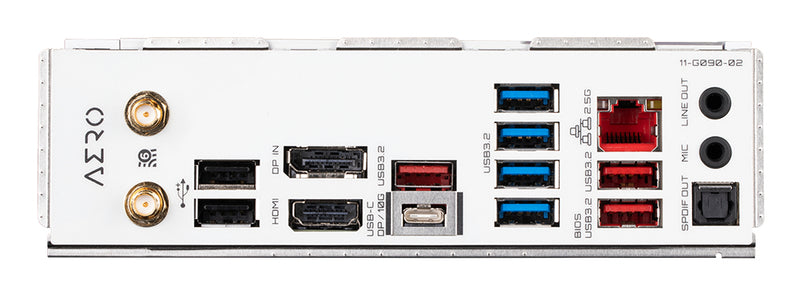 GIGABYTE B650 AERO G Mainboard - Unterstützt AMD Ryzen 9000er-Serie CPUs, bis zu 8000 MHz DDR5 (OC), 1xPCIe 5.0 + 2xPCIe 4.0 M.2, 2,5 GbE LAN, WIFI 6E, USB 3.2 Gen 2