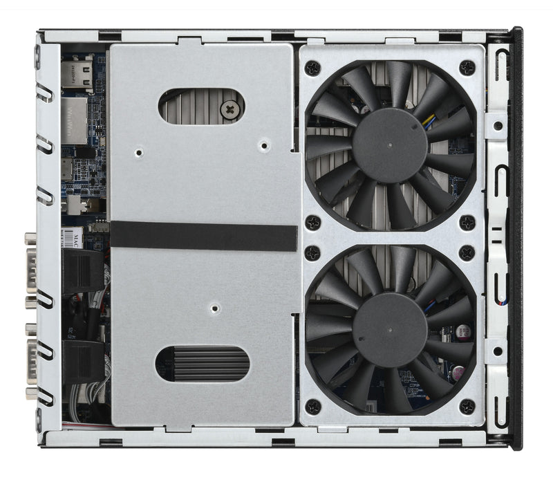 Shuttle Slim PC DB860 , S1851, 2x HDMI, 1x DP, 1x USB-C (DP), 1x 2.5", 1x M.2, 2x LAN (Intel 1G + 2.5G), 2x COM, 24/7 Dauerbetrieb, inkl. VESA