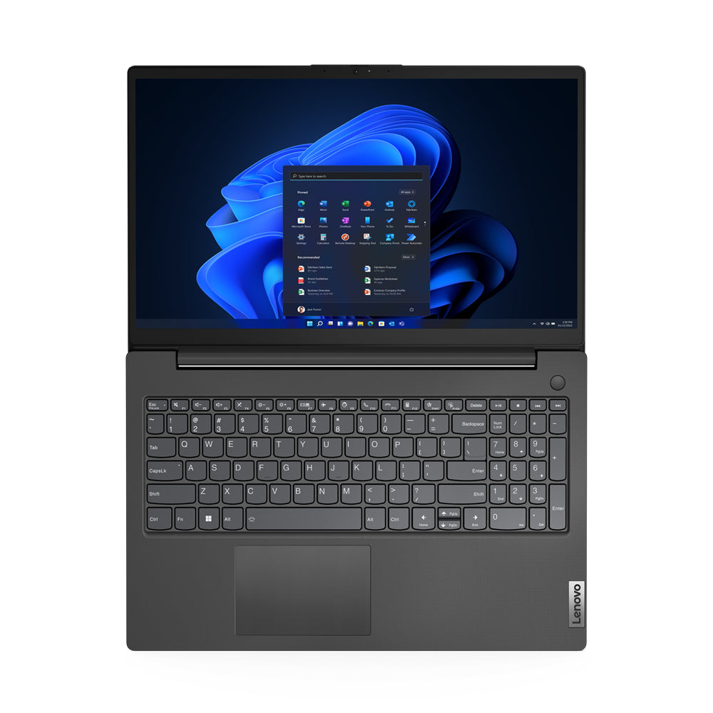 Lenovo V15 G4 ABP AMD Ryzen™ 7 5825U Laptop 39,6 cm (15.6") Full HD 8 GB DDR4-SDRAM 256 GB SSD Wi-Fi 6 (802.11ax) Windows 11 Pro Schwarz Deutsch