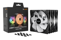 be quiet! Light Wings LX 140mm PWM Reverse Triple Pack Schwarz