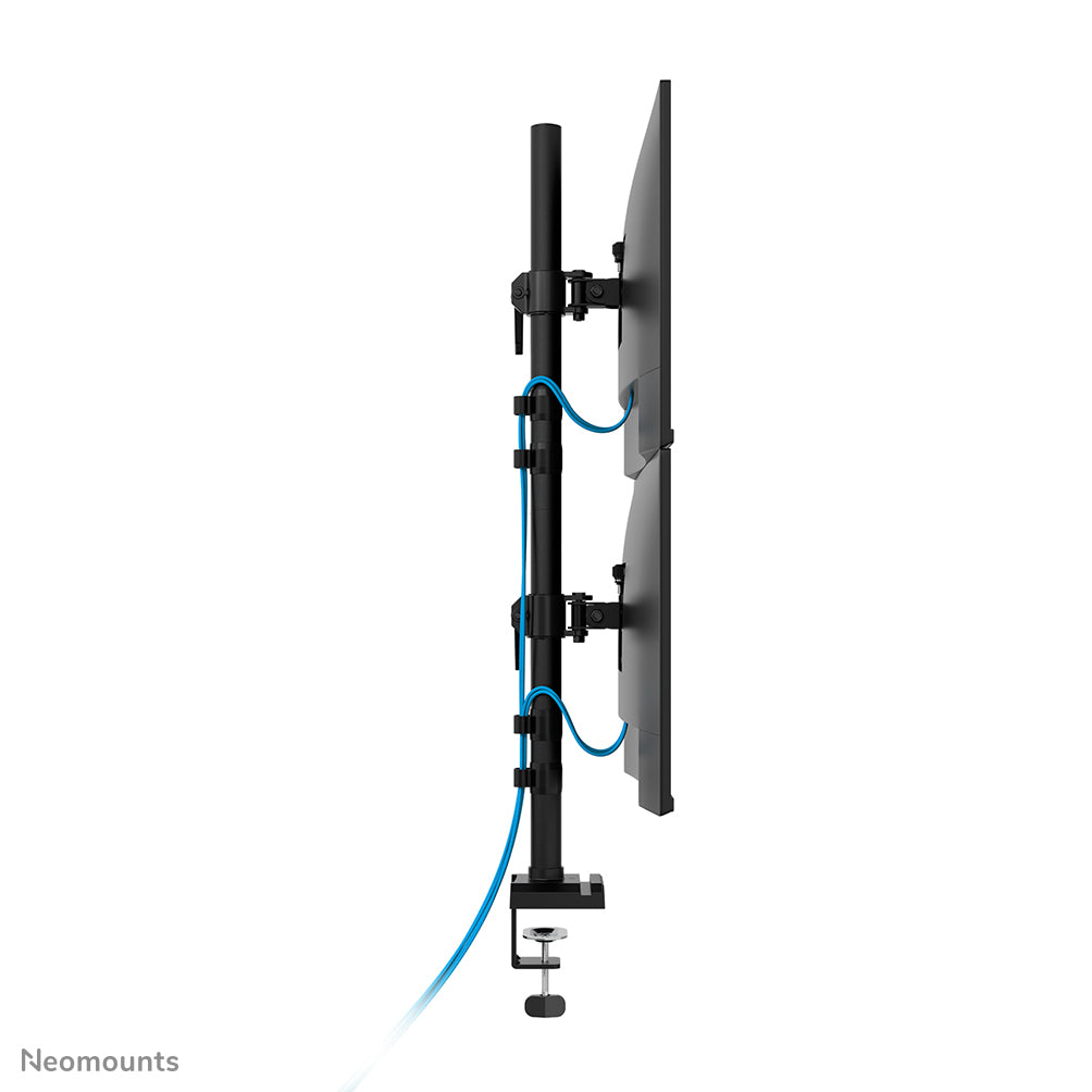 Neomounts DS60-600BL2V Monitorarm für zwei Bildschirme 10-32"