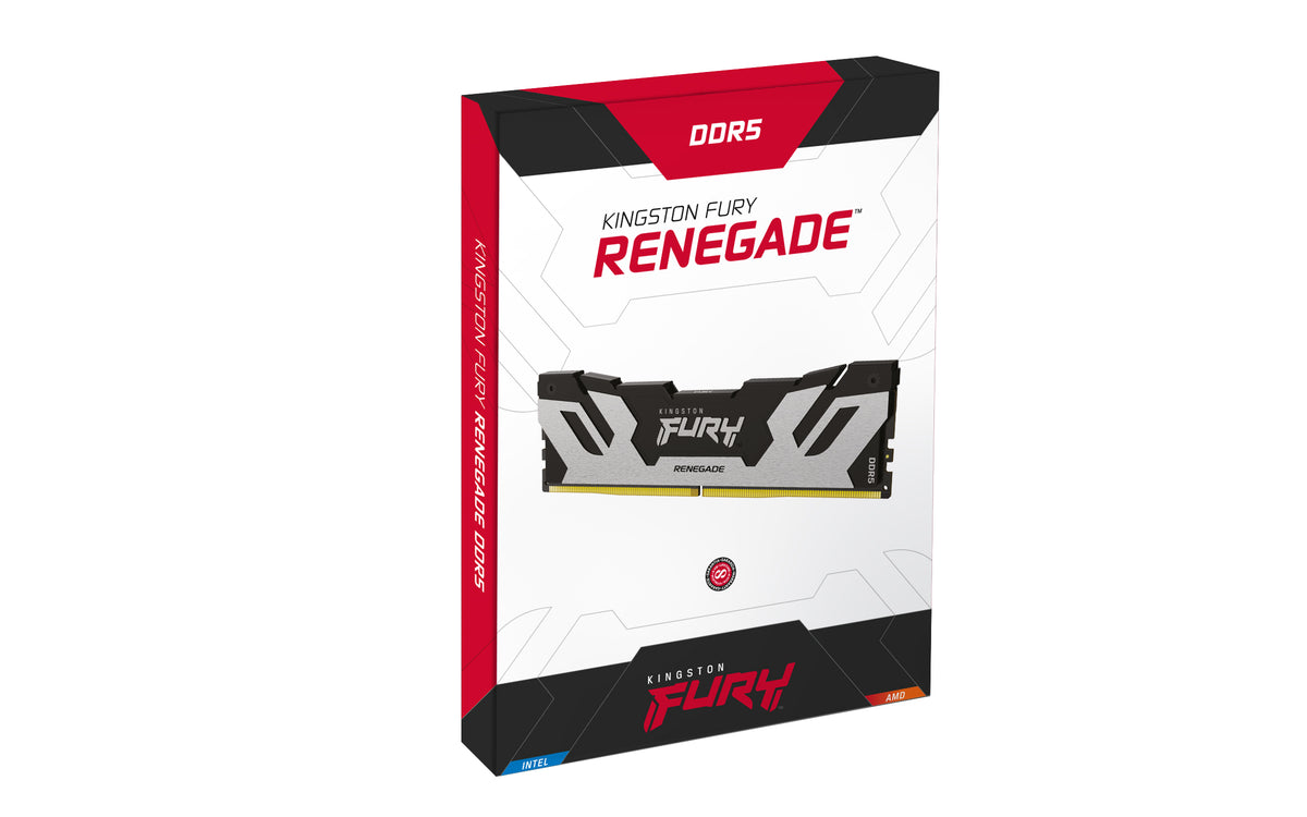 Kingston Technology FURY 24GB 8400MT/s DDR5 CL40 CUDIMM Renegade Silver XMP