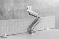 Neomounts NM-D775SILVERPLUS Monitorarm 10-49" - Gasfeder - Topfix - 180°-Stopp