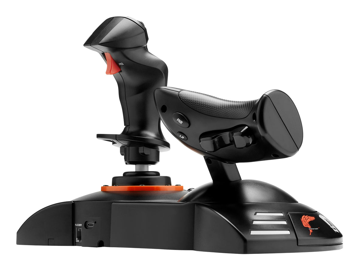 Thrustmaster T.FLIGHT HOTAS NEO ACE COMBAT 8 Wings of Theve Edition Schwarz, Rot USB Flightstick Digital PC, PlayStation 4, PlayStation 5