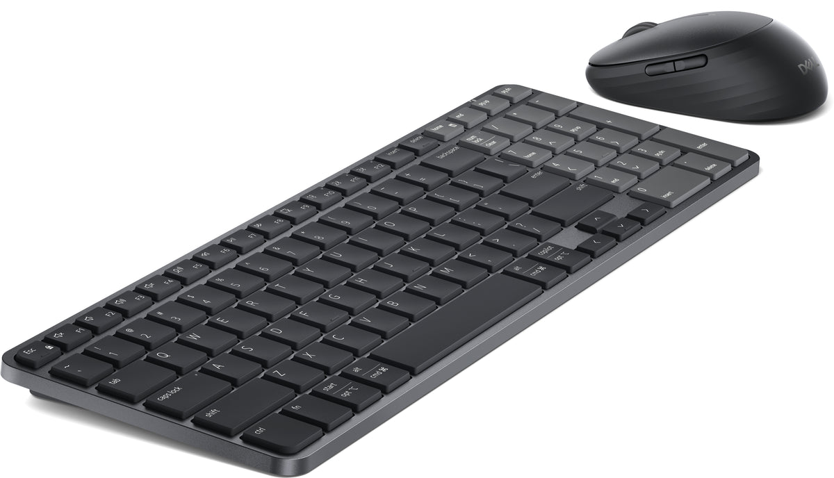 DELL Pro 7 KM746 Tastatur Maus enthalten Universal RF Wireless + Bluetooth QWERTZ Deutsch Graphit