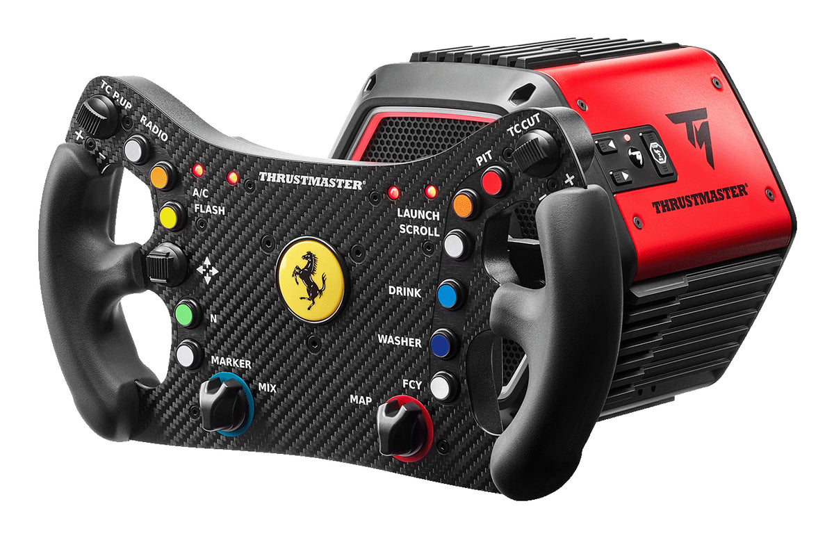 Thrustmaster T818 Ferrari 488 GT3 Simulator Schwarz, Rot USB Lenkrad + Pedale Analog / Digital PC