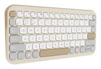 ASUS Marshmallow Keyboard KW100 Tastatur Haus Bluetooth QWERTZ Deutsch Beige, Grau, Weiß