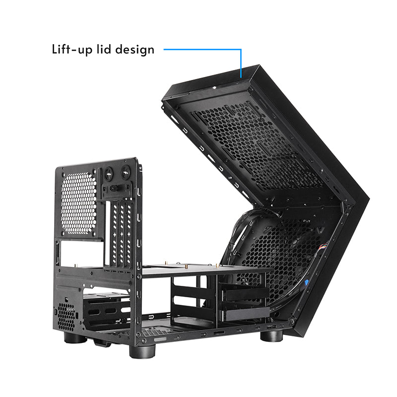 Chieftec The Cube CI-03B-OP mATX-Cube-Gehäuse