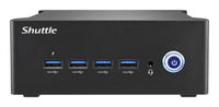 Shuttle XPC nano Nano PC NA20H7,AMD Ryzen™ AI 7 Pro 350 APU, Radeon 860M, 2xHDMI, 2xUSB-C 4.0(DP), 2x2.5Gbit LAN, incl. VESA, 24/7 permanent gebruik