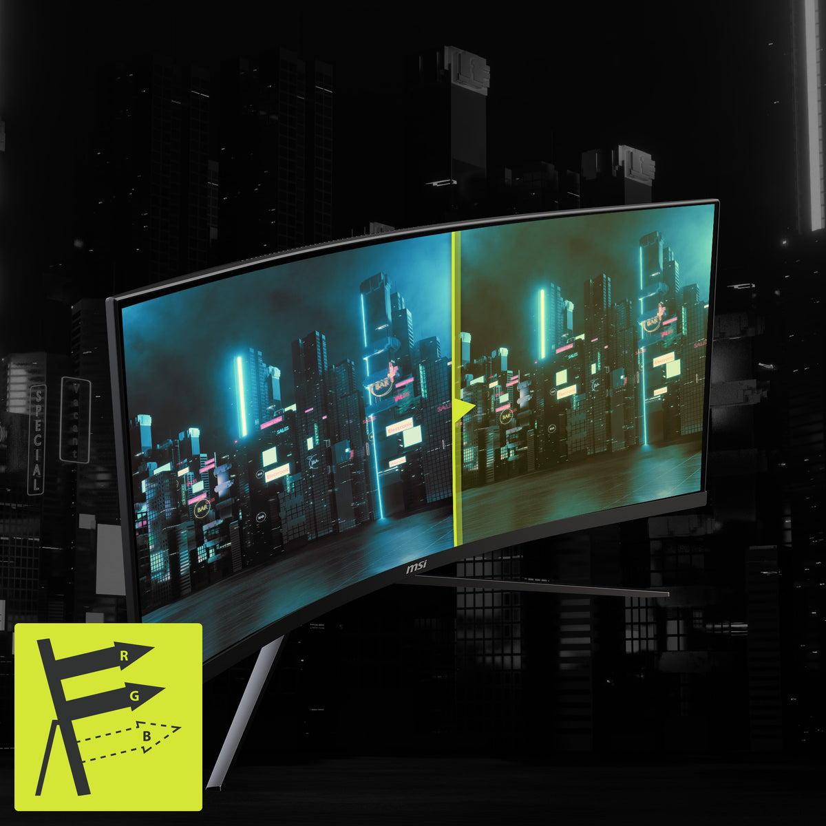 MSI MAG 345CQRDE Computerbildschirm 86,4 cm (34") 3440 x 1440 Pixel UltraWide Dual Quad HD Schwarz