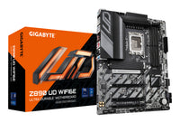 GIGABYTE Z890 UD WIFI6E Mainboard - Unterstützt Intel Core Ultra (Serie 2) CPUs, 12+1+2 Phasen VRM, bis zu 8800MHz DDR5 (OC), 1xPCIe 5.0 + 2xPCIe 4.0, Wi-Fi 6E, 2.5GbE LAN, USB 4
