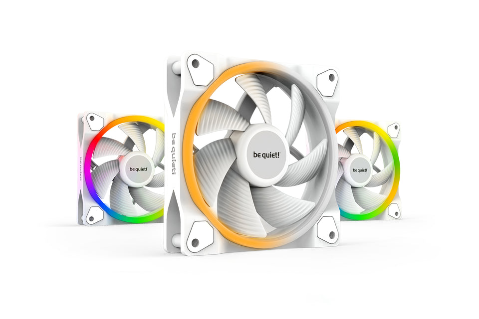 be quiet! Light Wings White · 120mm PWM Triple Pack Computer Case Fan 12 cm White 3 pc(s)