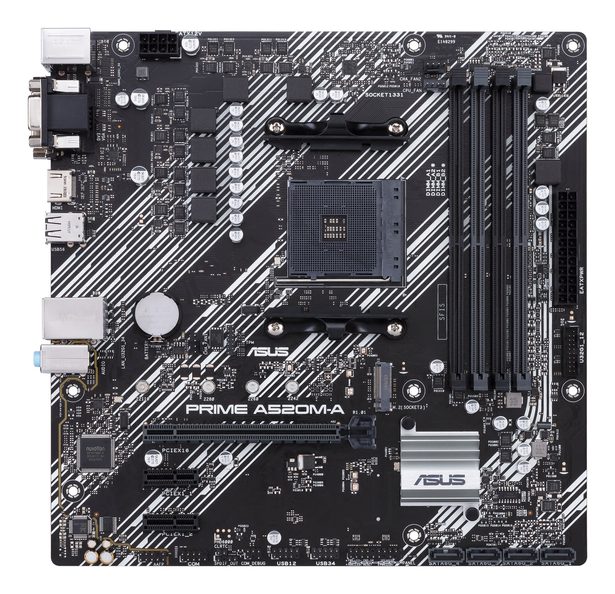 ASUS PRIME A520M-A II/CSM AMD A520 Sockel AM4 micro ATX