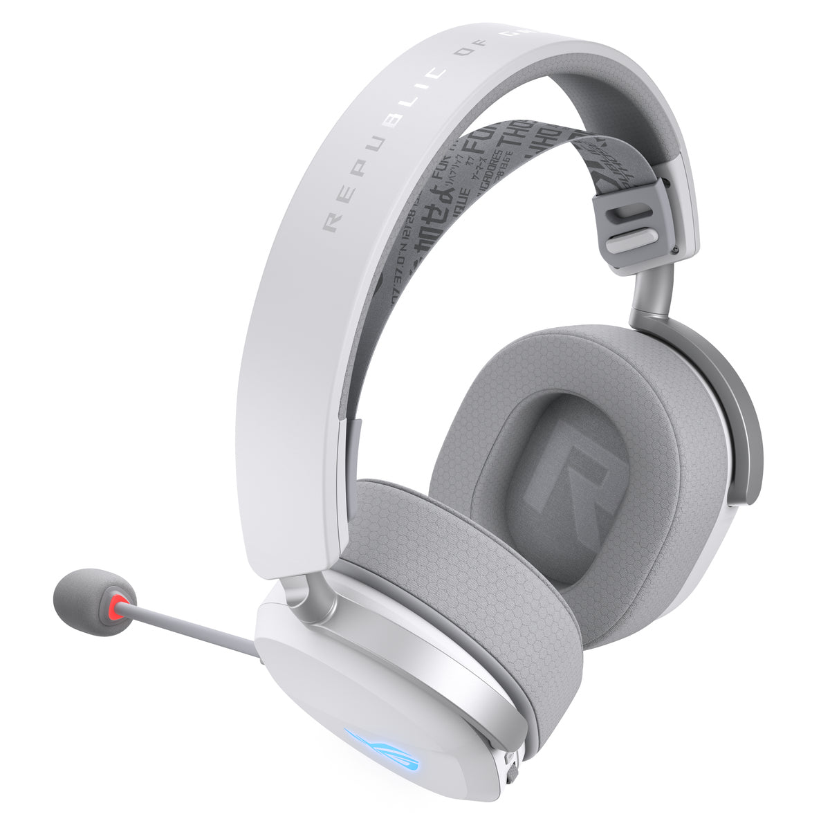 ASUS ROG Pelta Kopfhörer Verkabelt & Kabellos Kopfband Gaming USB Typ-C Bluetooth Weiß