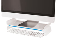 Leitz 65040036 Flachbildschirm-Tischhalterung 68,6 cm (27") Tisch/Bank Blau, Weiß