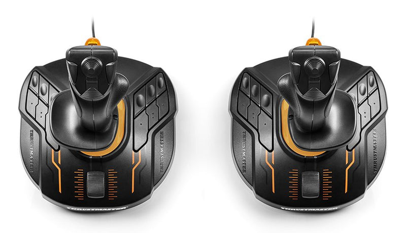 Thrustmaster T.16000M FCS SPACE SIM DUO Schwarz, Orange USB Flightstick Analog / Digital PC