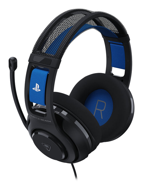 Turtle Beach Atlas 200 Wired Gaming Headset für PS5 und PS4 - offiziell lizenziert für PlayStation, Schwarz