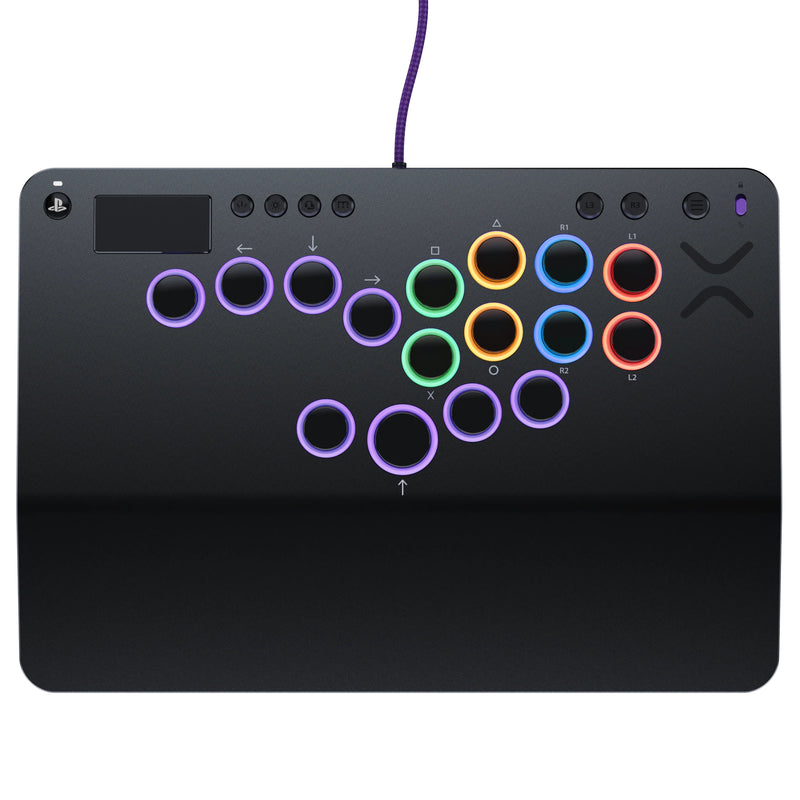 Turtle Beach Victrix Pro KO Leverless Fight Stick Grau USB Kampfstab Digital PC, PlayStation 4, PlayStation 5