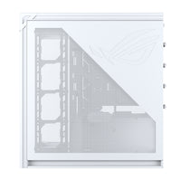 ASUS ROG CRONOX GR801 CURVE TG ARGB WHITE Midi Tower Weiß