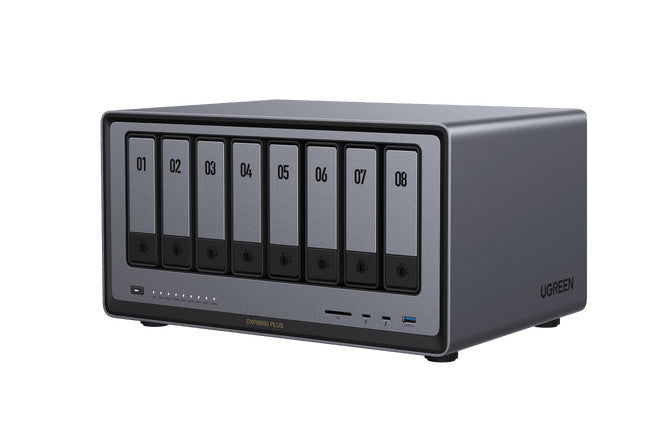 Ugreen 35127B NAS & Speicherserver Desktop Intel® Core™ i5 i5-1235U 8 GB DDR5 0 TB UGOS Pro Grau