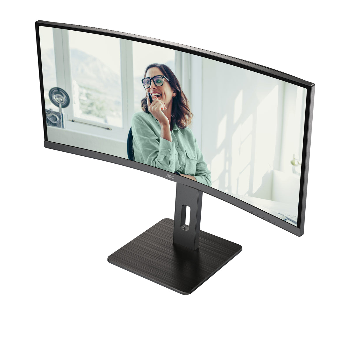AOC CU34P3CV Computerbildschirm 86,4 cm (34") 3440 x 1440 Pixel UltraWide Quad HD LED Schwarz