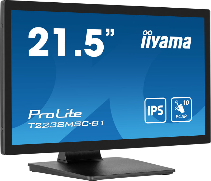 iiyama ProLite T2238MSC-B1 Computerbildschirm 54,6 cm (21.5") 1920 x 1080 Pixel Full HD LED Touchscreen Schwarz