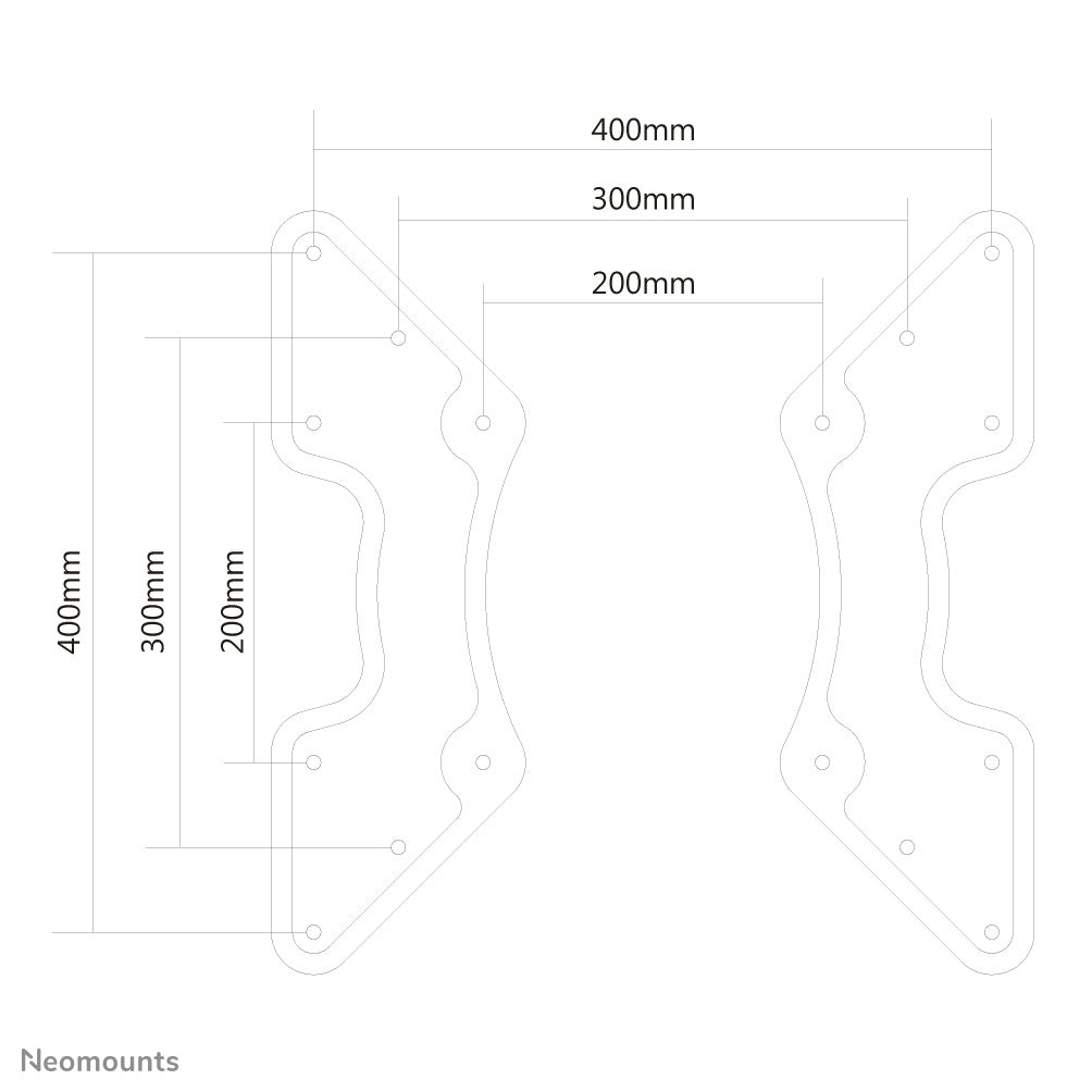 Neomounts FPMA-VESA440 VESA-Adapter 27-60"