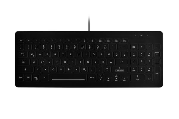Contour Design Active Key AK-CB7012F-U1-B/NOR Tastiera Medica USB QWERTY Nordica Nero