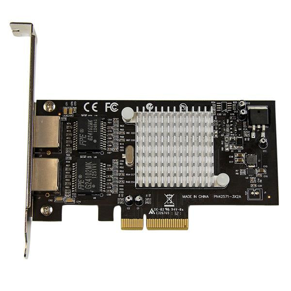 StarTech.com 2 Port PCI Express Gigabit Ethernet Netzwerkkarte - PCIe Server Adapter