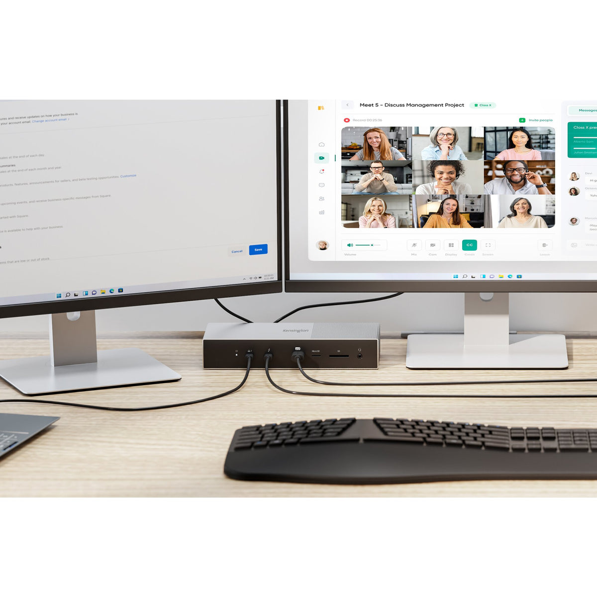 Kensington SD5000T5 EQ Thunderbolt 5 Triple 4K Dockingstation mit 140 W PD - Windows/macOS