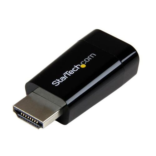 StarTech Kompakter HDMI auf VGA Adapter/ Konverter ideal fur Chromebooks Ultrabooks Laptops