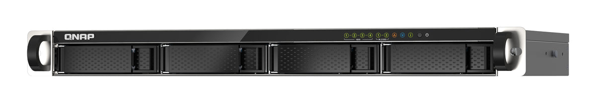 QNAP TS-435XEU NAS Rack (1U) Marvell CN9131 4 GB DDR4 0 TB QNAP QTS Schwarz, Grau