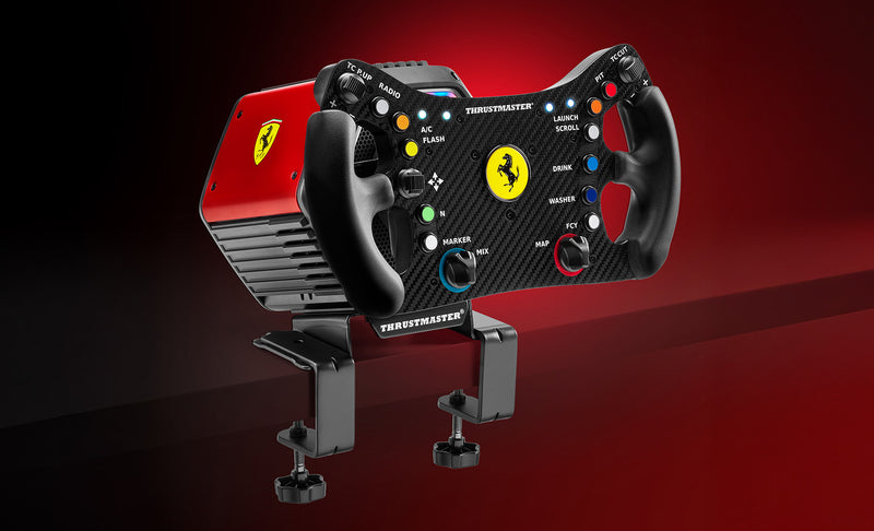 Thrustmaster T818 Ferrari 488 GT3 Simulator Schwarz, Rot USB Lenkrad + Pedale Analog / Digital PC