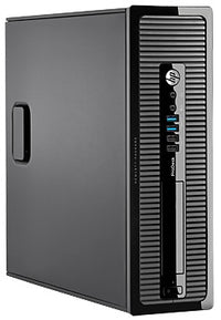 HP ProDesk 400 G1 Intel® Pentium®G G3220 4 GB DDR3-SDRAM 500 GB HDD FreeDOS SFF PC Schwarz