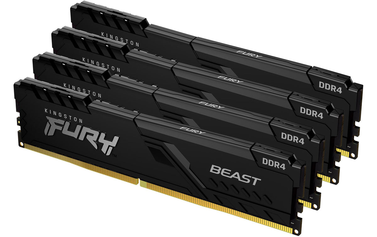 Kingston FURY Beast Black DDR4-3600 CL18 128GB (4x32GB)